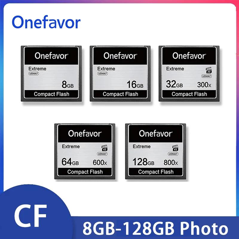 Onefava Ʈ ÷ ī, CF ޸ ī, UDMA7 Կ HD 1080P 3D  4K , 128GB, 64GB, 32GB, 16GB, 8GB